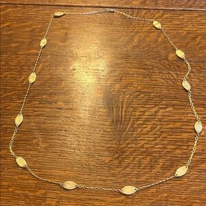 Delicate Gold Leaf Necklace
